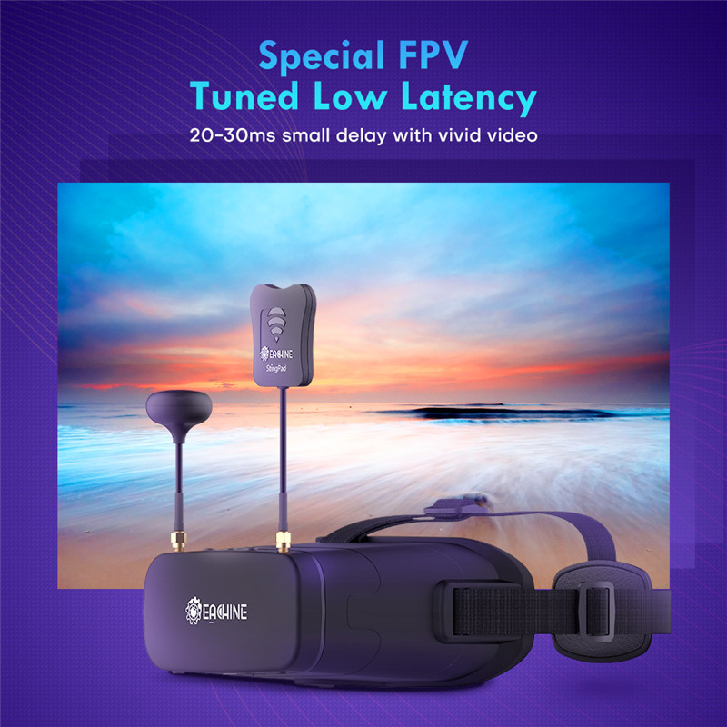 Eachine EV800DM Varifocal 5.8G - Skyzone Sky04O Pro Fpv Goggles recension och pris