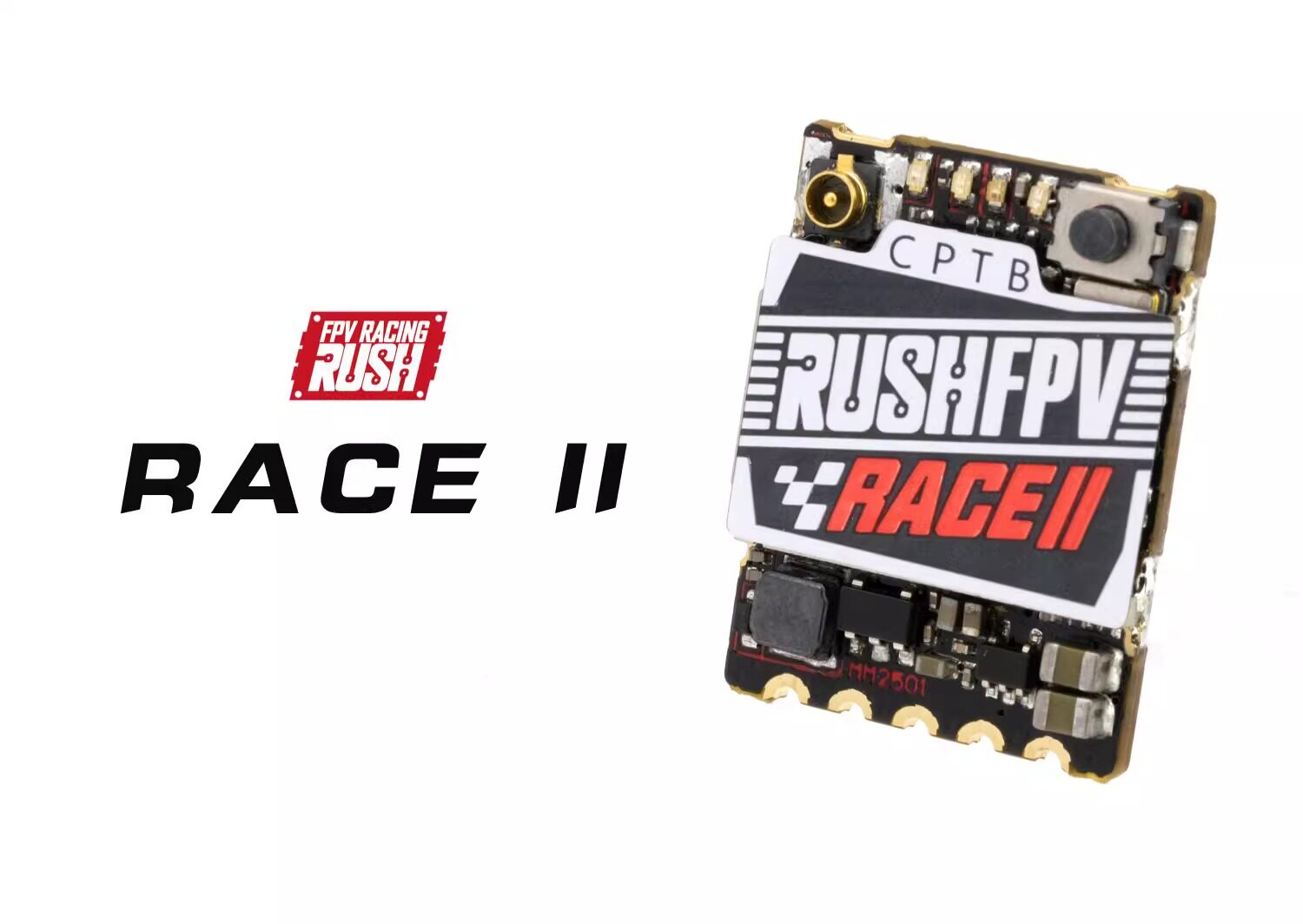 RUSHFPV 5.8G Analog VTX SOLO 1 - Foxeer Reaper Extreme 2.5W Vtx recension och pris