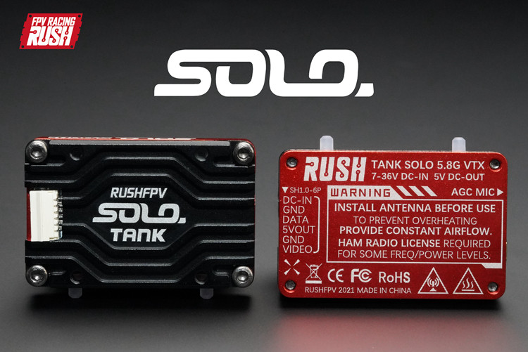 RUSHFPV 5.8G Analog VTX SOLO 1 - Foxeer Reaper Extreme 2.5W Vtx recension och pris